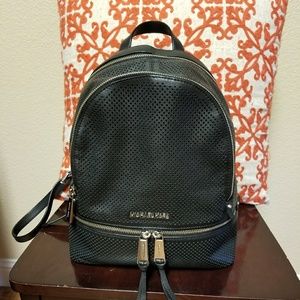SOLD! Michael Kors Perforated Rhea Backpack